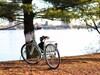 Fahrrad am See