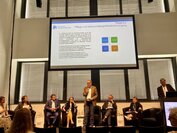 Podium beim Hauptstadtkongress