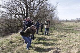 Gruppe beim Fotografieren