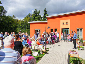 Einweihungsfeier für das neues Zentrum für Gesundheit und Pflegewohnen Worphausen. Foto: David Bartusch Einweihungsfeier für das neues Zentrum für Gesundheit und Pflegewohnen Worphausen. Foto: David Bartusch
