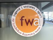 Foto: Eingangstür Freiwilligenagentur Braunschweig